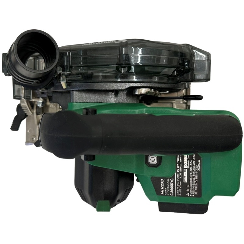 HiKOKI ハイコーキ コードレス集じん丸のこ C3605DYC 36V グリーン 動作確認済 【中古】 32511R21_画像3