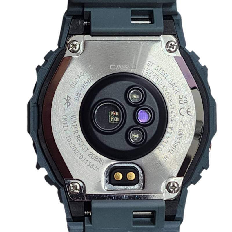 CASIO カシオ G-SHOCK G-SQUAD DW-H5600-2JR 腕時計メンズ ソーラー充電 専用充電ケーブル欠品 ブラック文字盤 動作品 【中古】 22511K361_画像3