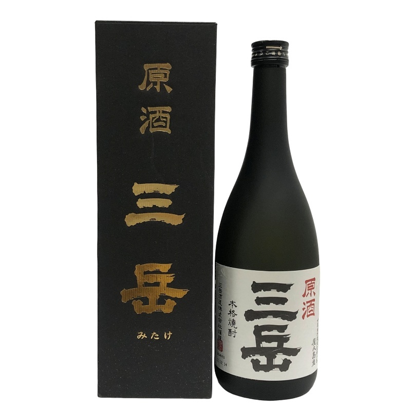 芋焼酎 三岳 原酒 720ml 39度 焼酎 三岳酒造 お箱付属 【未開栓品】 22511K446_画像1
