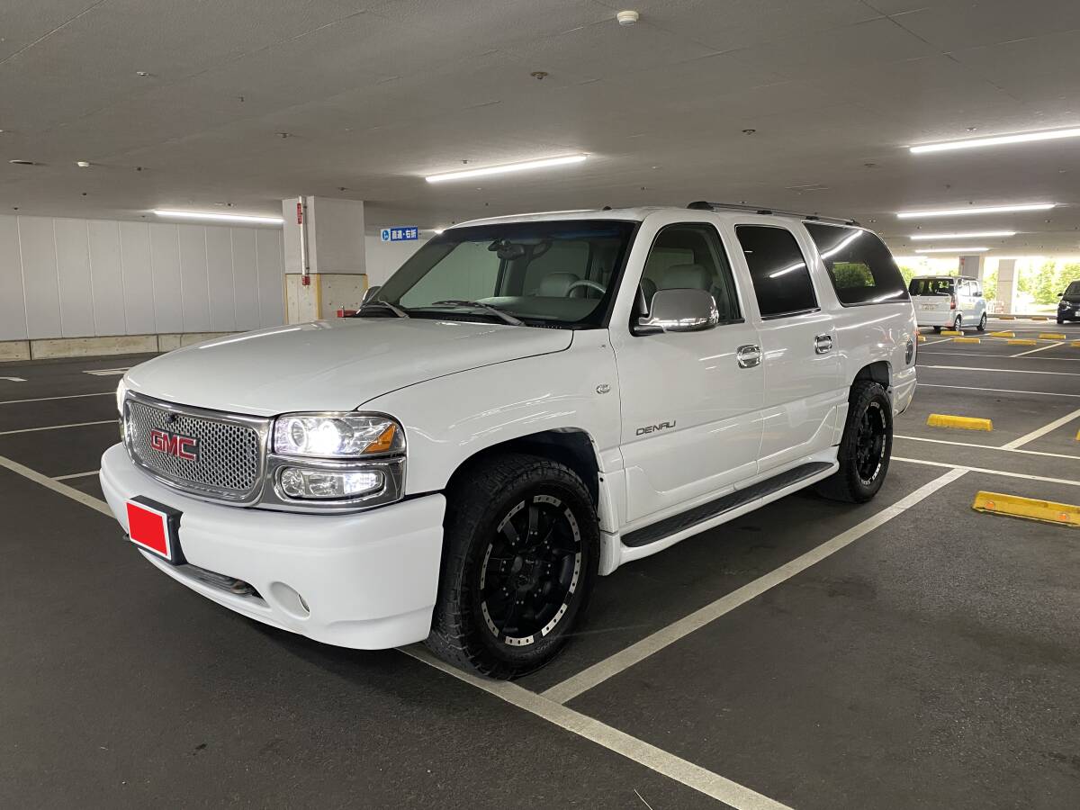 2002年　GMC　ユーコン　デナリXL　４WD　検 R８/４/２７まで　４７５００マイル　１ナンバー　ETC　キーレス　サンルーフ　機関良好！！_画像1