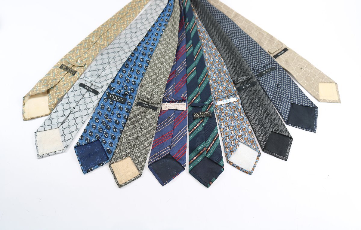 [50 пункт ]GUCCI Gucci бренд галстук рисунок предмет оборудование орнамент модные аксессуары мужской джентльмен продажа комплектом 2910-HM