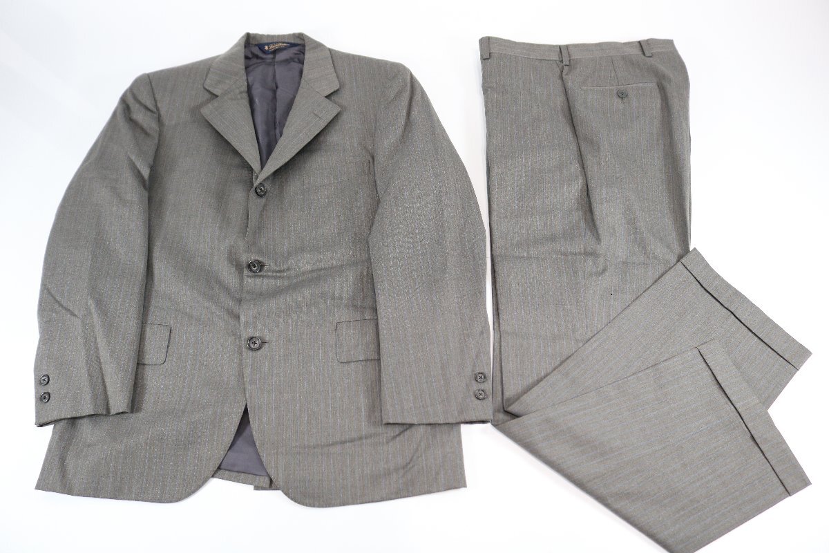 [17 пункт ]Brooks Brothers Brooks Brothers костюм выставить жакет слаксы размер AB6 34W содержит др. мужской суммировать 2481-BY