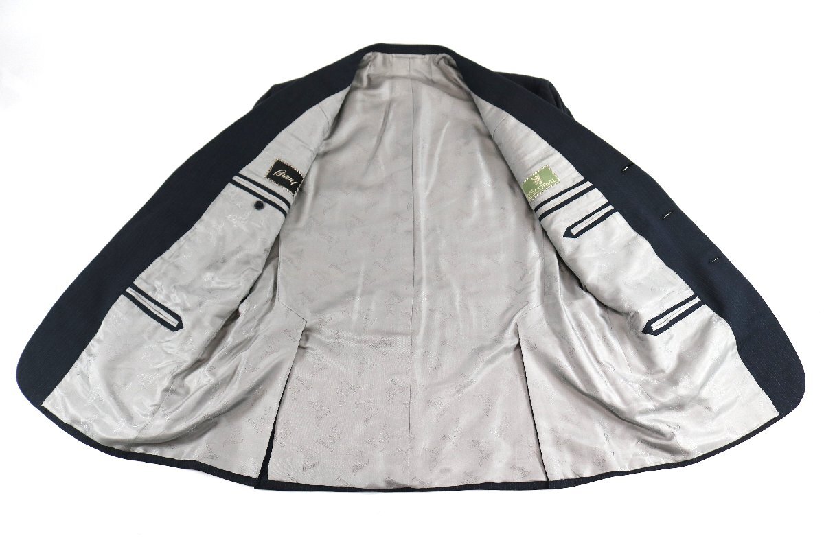 [6 пункт ]Brioni Brioni жакет слаксы костюм выставить размер 52 и т.п. оттенок бежевого серый серия . мужской суммировать 2738-YA