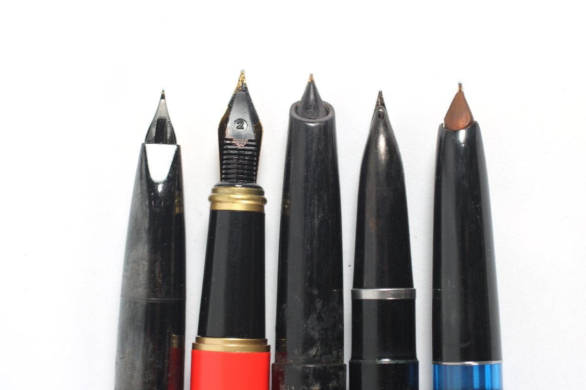 【20点】PILOT PARKER MONTBLANC モンブラン 等 万年筆 ペン先 14K 18K 刻印 文具 筆記用具 まとめ 2898-AT_画像9