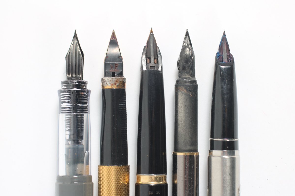 【20点】PILOT PARKER MONTBLANC モンブラン 等 万年筆 ペン先 14K 18K 刻印 文具 筆記用具 まとめ 2898-AT_画像7