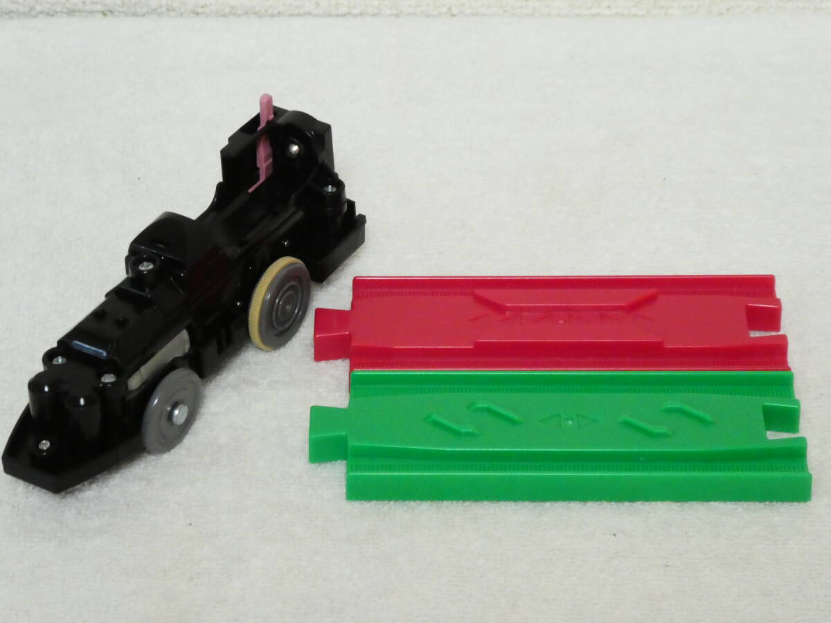 プラレール『セット限定絶版品 レールで速度チェンジ 923形ドクターイエロー 中間車増結 4両編成 清掃・整備・動作確認済み 中古品』_画像9