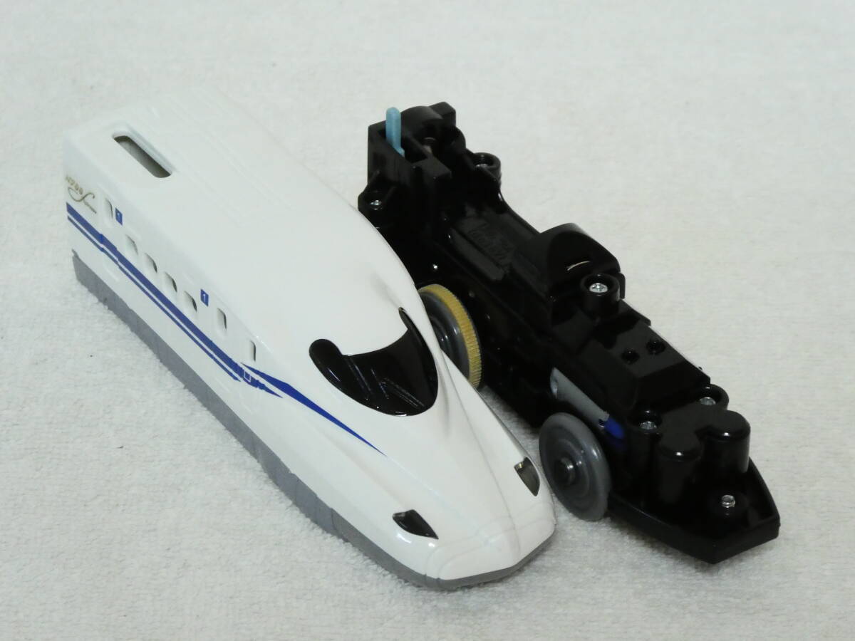 プラレール『絶版品 セット限定 東海道山陽新幹線 N700S 清掃・整備・動作確認済み 中古品』_画像8