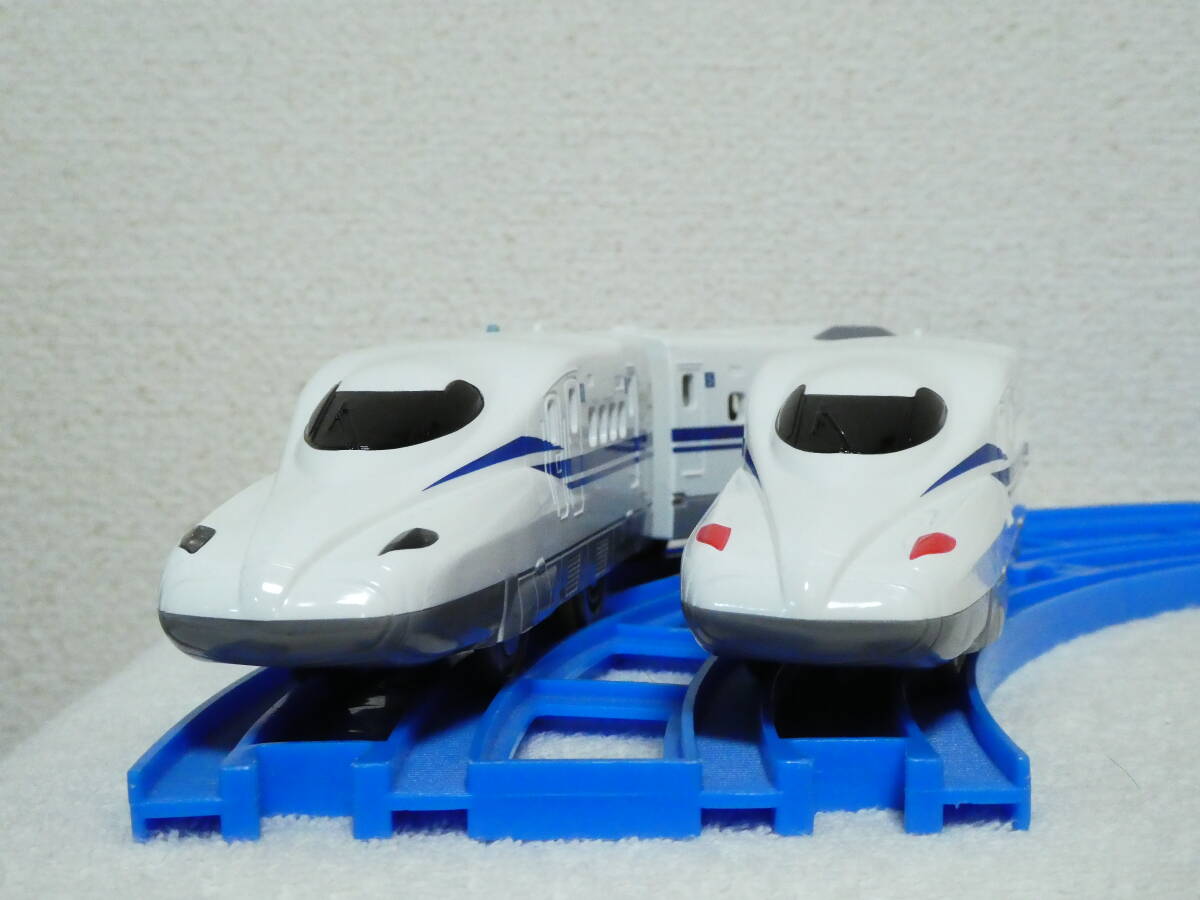 プラレール『絶版品 セット限定 東海道山陽新幹線 N700S 清掃・整備・動作確認済み 中古品』_画像1