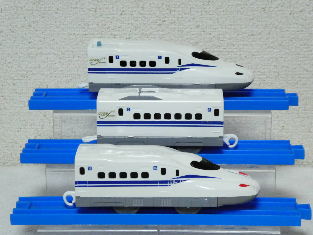 プラレール『絶版品 セット限定 東海道山陽新幹線 N700S 清掃・整備・動作確認済み 中古品』_画像3