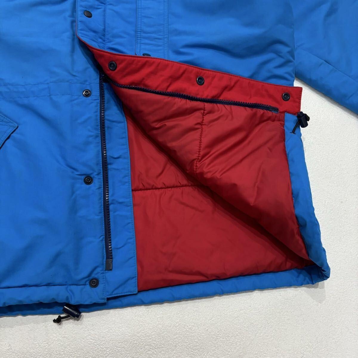 k653 patagonia 80s Vintage треугольник бирка pateto нейлон f-ti- жакет M синий blue с хлопком Patagonia vintage jacket