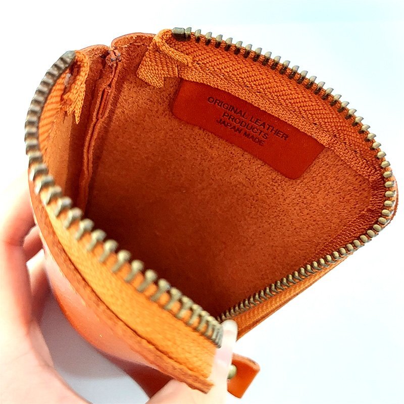 シガレットケース 栃木レザー レッドブラウン タバコケース タバコポーチ ロング可 本革 日本製 牛革 ライタースペース有り ギフト シガレ_画像3