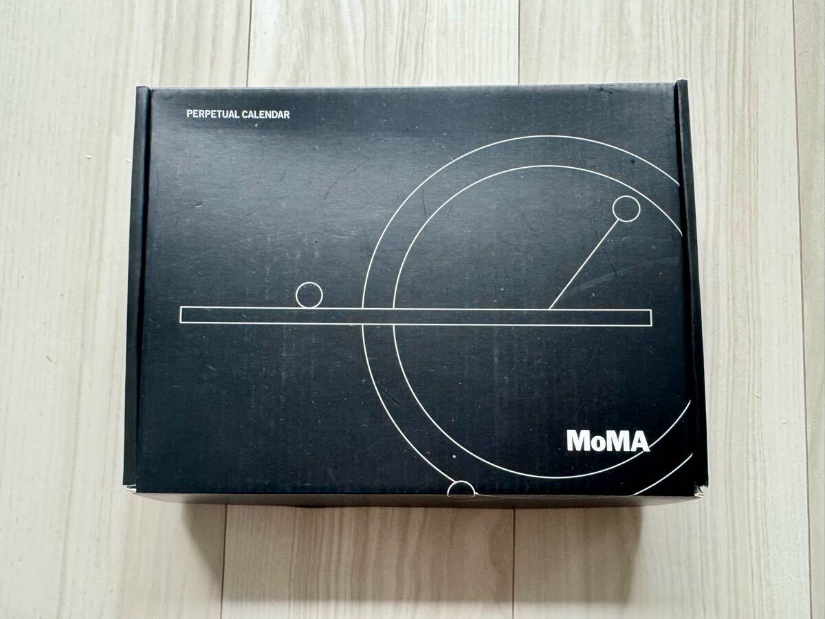 MoMA パーペチュアルカレンダー ブラック シルバー スモール 万年カレンダー 98890 _画像4