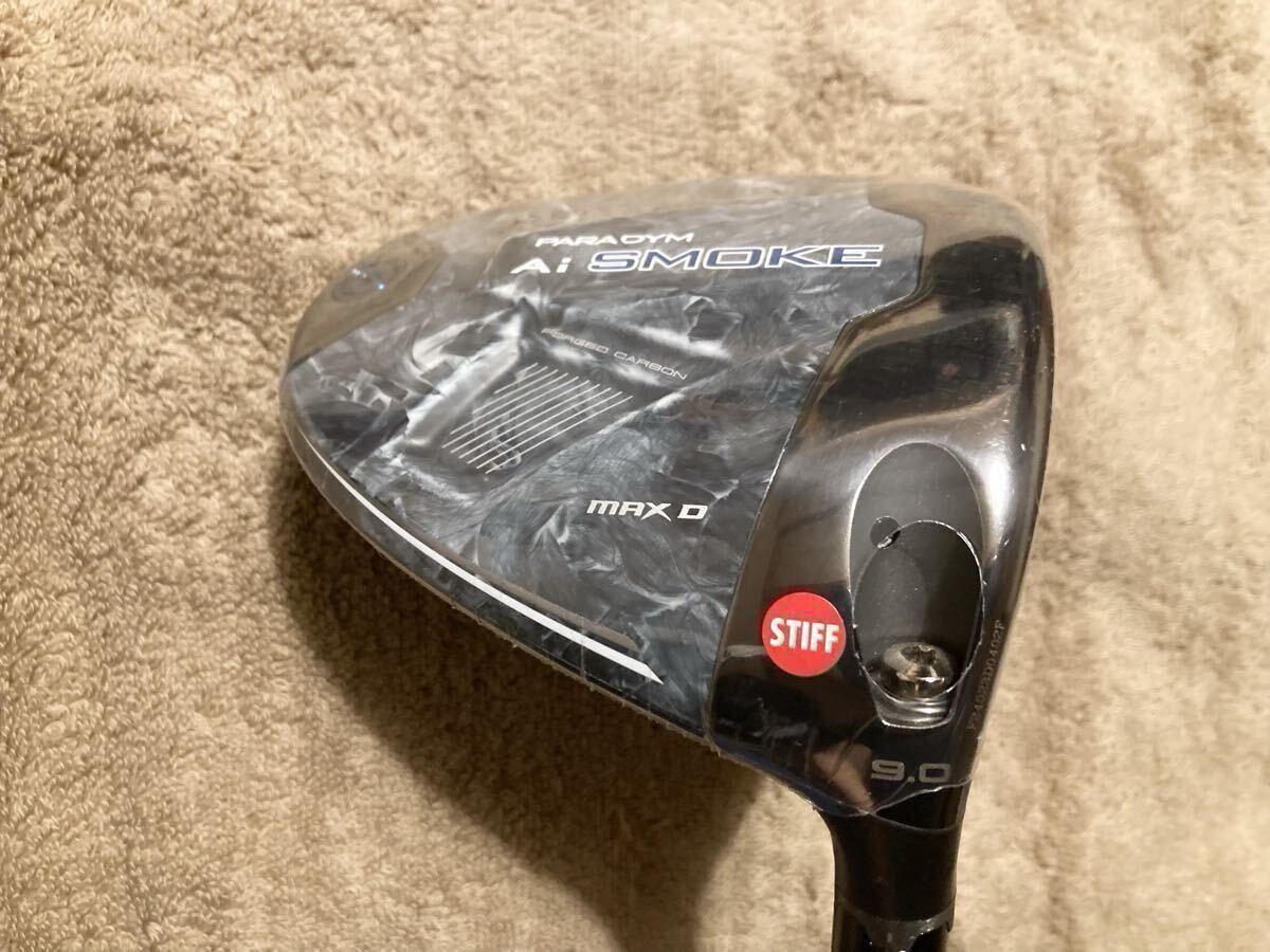 ● 9度S 未使用 送料込 ●パラダイム Ai スモーク MAX D ドライバー TENSEI 50_画像2