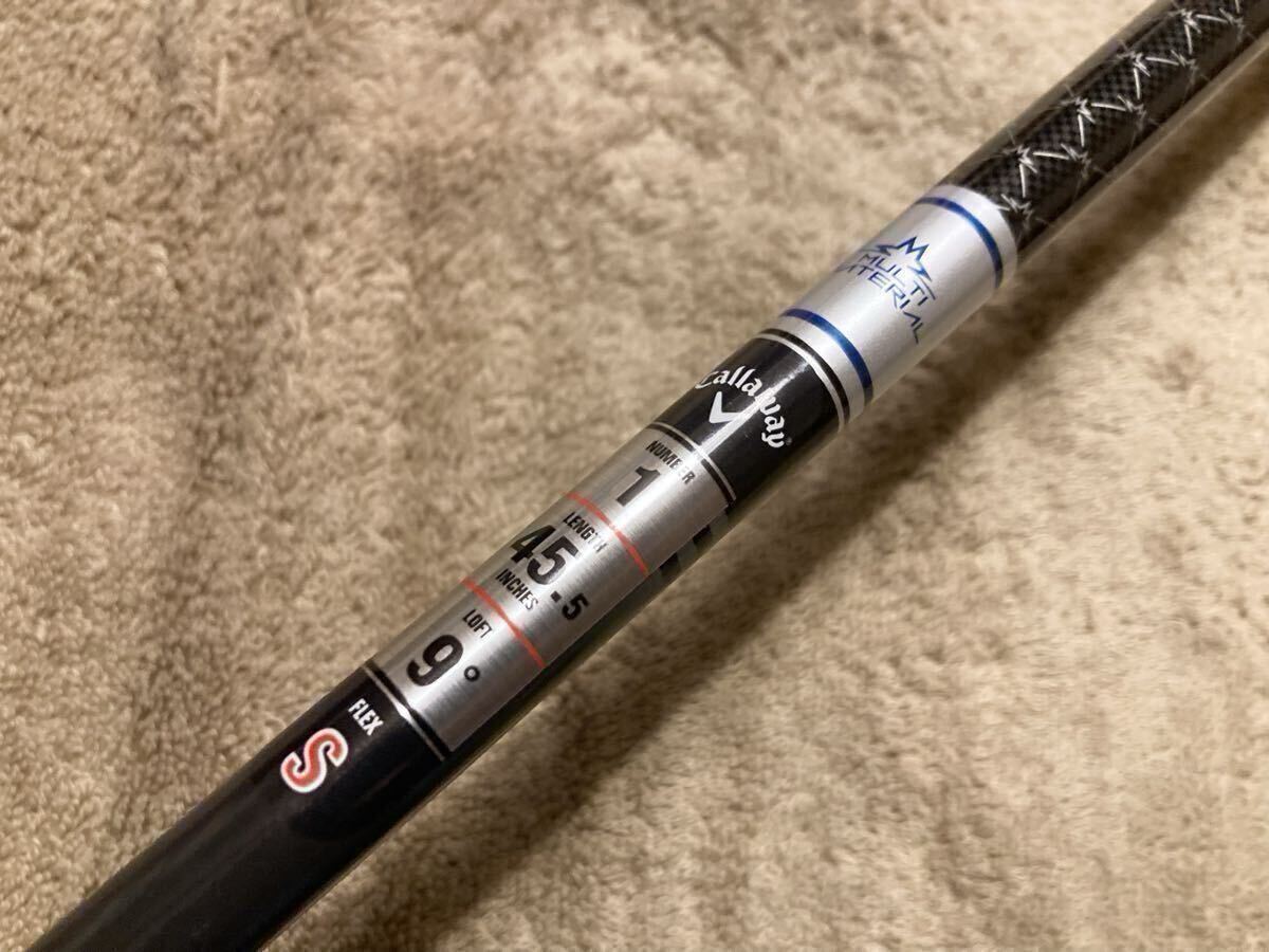 ● 9度S 未使用 送料込 ●パラダイム Ai スモーク MAX D ドライバー TENSEI 50_画像7