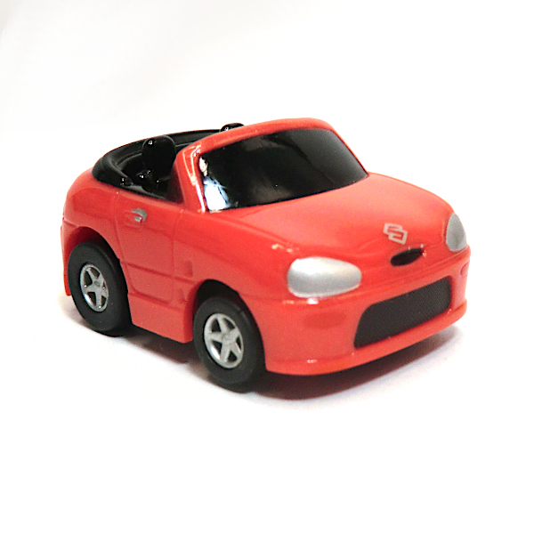  Suzuki Cappuccino SUZUKI Cappucchino[ one da pullback открытый машина коллекция ] pull-back машина миникар б/у товар 