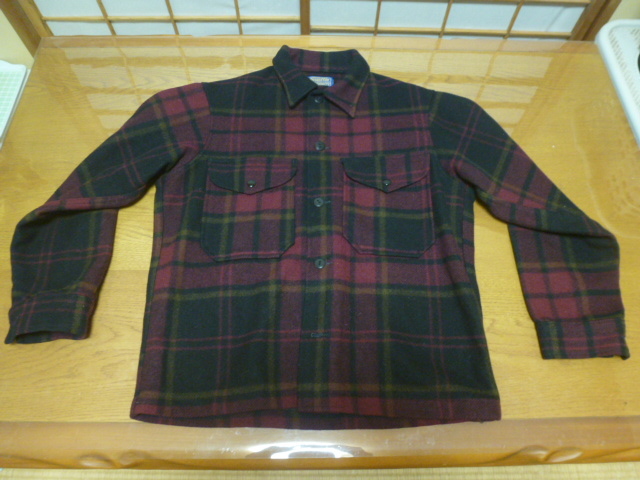 60'sペンドルトン ウールシャツジャケット MADE IN USA Sサイズ_画像2