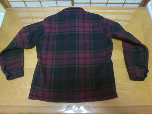 60'sペンドルトン ウールシャツジャケット MADE IN USA Sサイズ_画像3