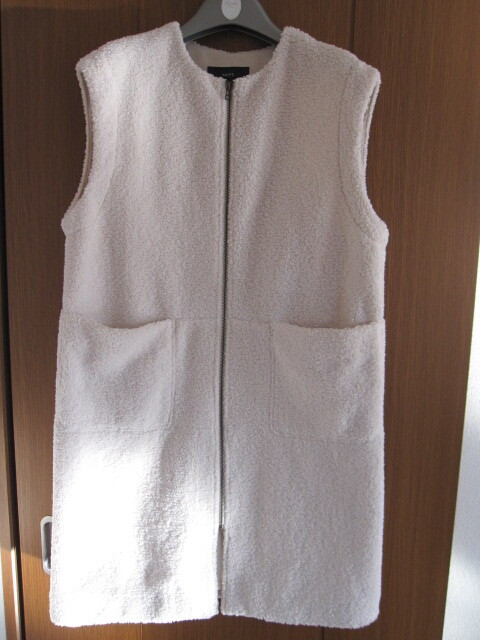 シップス ２Ｗａｙボアキルティングコート オフホワイト 美品♪_画像3