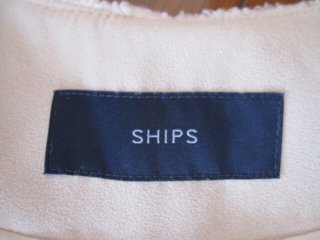 シップス ２Ｗａｙボアキルティングコート オフホワイト 美品♪_画像5