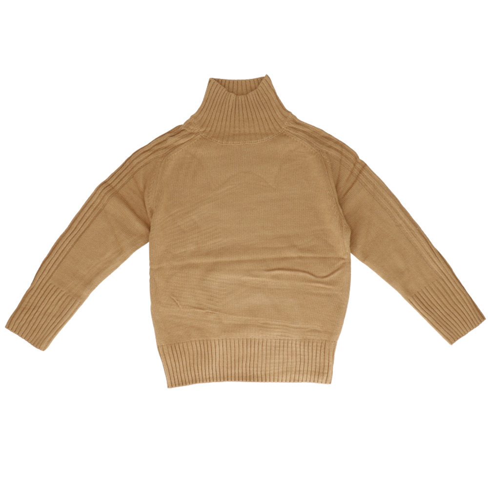 ☆ カーキ ☆ ニット ハイネック pmy969 ハイネック ニット レディース リブニット 長袖 セーター リブ タートル ゆったり タートルネック_画像1