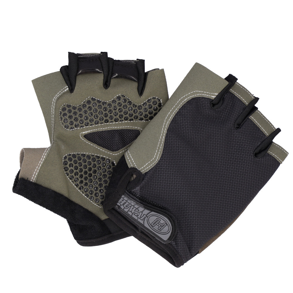 * серый * L размер велоспорт перчатка почтовый заказ cycle перчатка палец порез . велосипед перчатка треккинг перчатка перчатка альпинизм для перчатки 