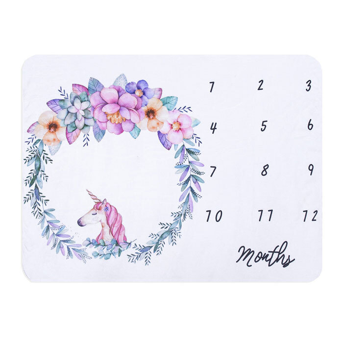 ☆ レインボー ☆ 月齢アート お昼寝アート mmspart1121e 寝相アート ブランケット お昼寝アート 月齢 フォト グッズ 月齢フォト マット_画像6