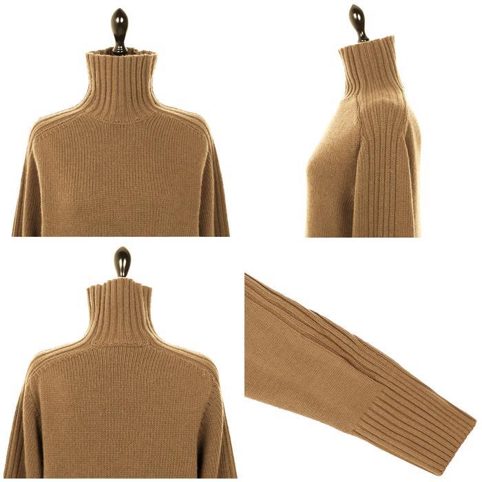 ☆ カーキ ☆ ニット ハイネック pmy969 ハイネック ニット レディース リブニット 長袖 セーター リブ タートル ゆったり タートルネック_画像8