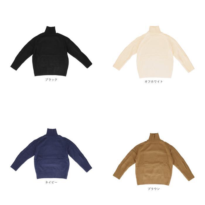 ☆ カーキ ☆ ニット ハイネック pmy969 ハイネック ニット レディース リブニット 長袖 セーター リブ タートル ゆったり タートルネック_画像10