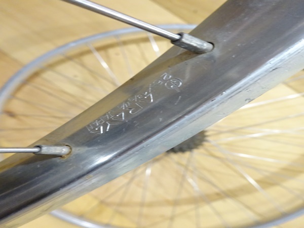 ▲アラヤ ランドナー用 ホイール前後セット 26×1-3/8 シマノ前後ラージハブ 回転抵抗あり サンツアー5段フリー付き 14-24T▲2980_画像3