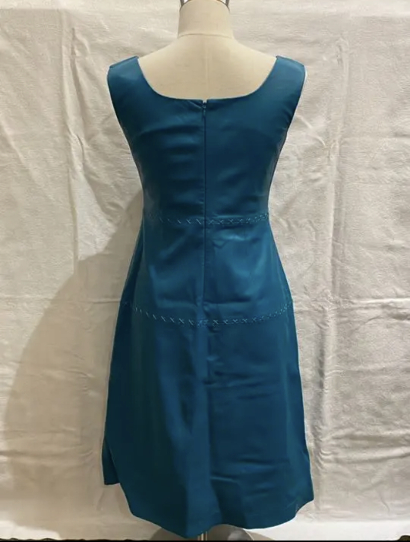 SYBILLA LUXURY SPORTWEAR グリーンワンピース 古着 310_画像2