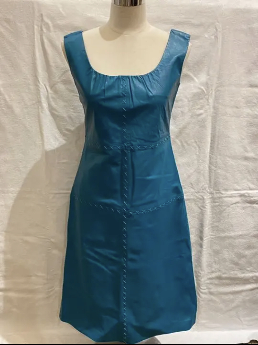 SYBILLA LUXURY SPORTWEAR グリーンワンピース 古着 310_画像1