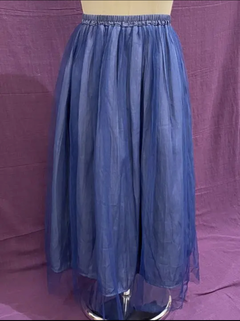 MIIA チュールロングスカート　新品　Y41_画像1