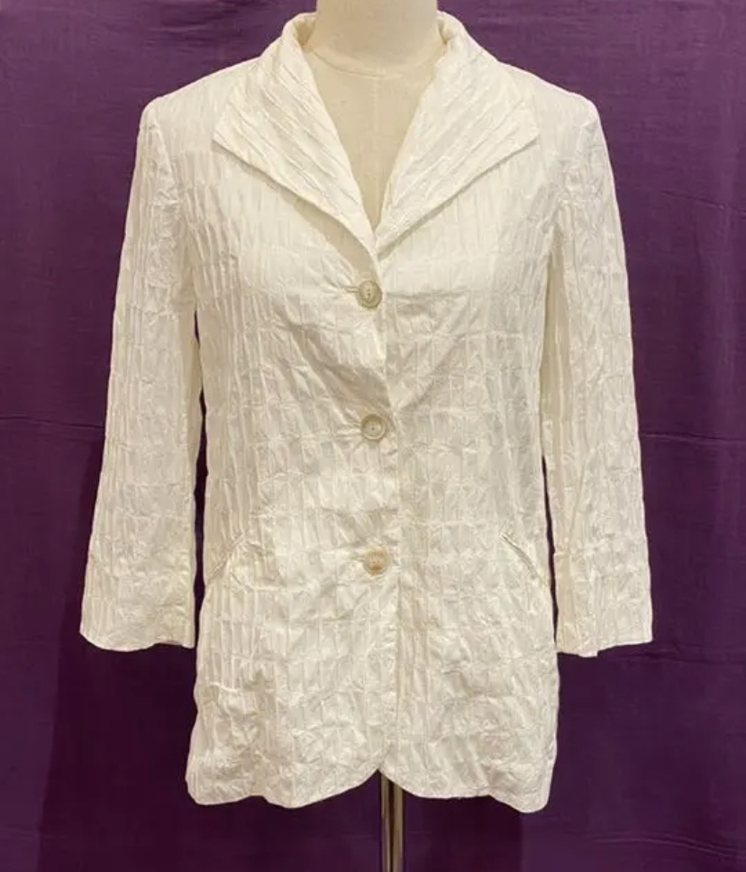 HERNO シワ加工 ジャケット 古着　Y89_画像1