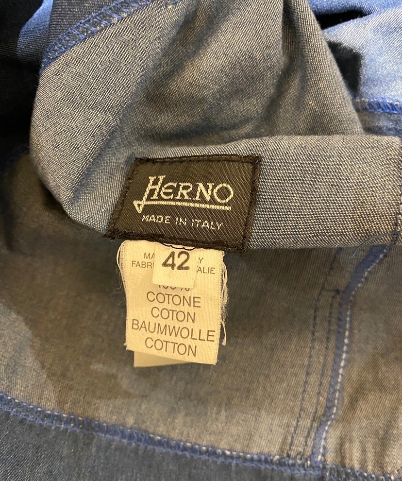 HERNO ヘルノ シャツ イタリア製　古着_画像5