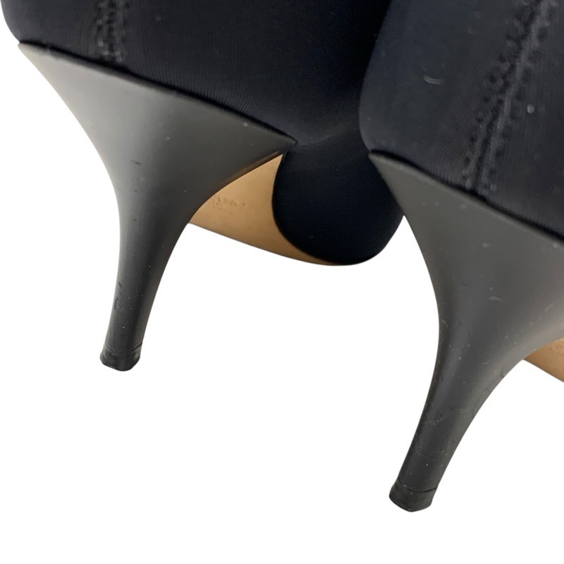 ヴァレンティノ VALENTINO ブーツ ショートブーツ 靴 シューズ ファブリック ブラック ホワイト 黒 ソックスブーツ ロゴプリント_画像9