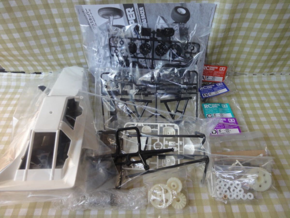 【未組立、欠品有】タミヤ　復刻版グラスホッパーです。　(TAMIYA、田宮、1/10電動RCカー、ラジコン、バギー、オフロード)_画像1