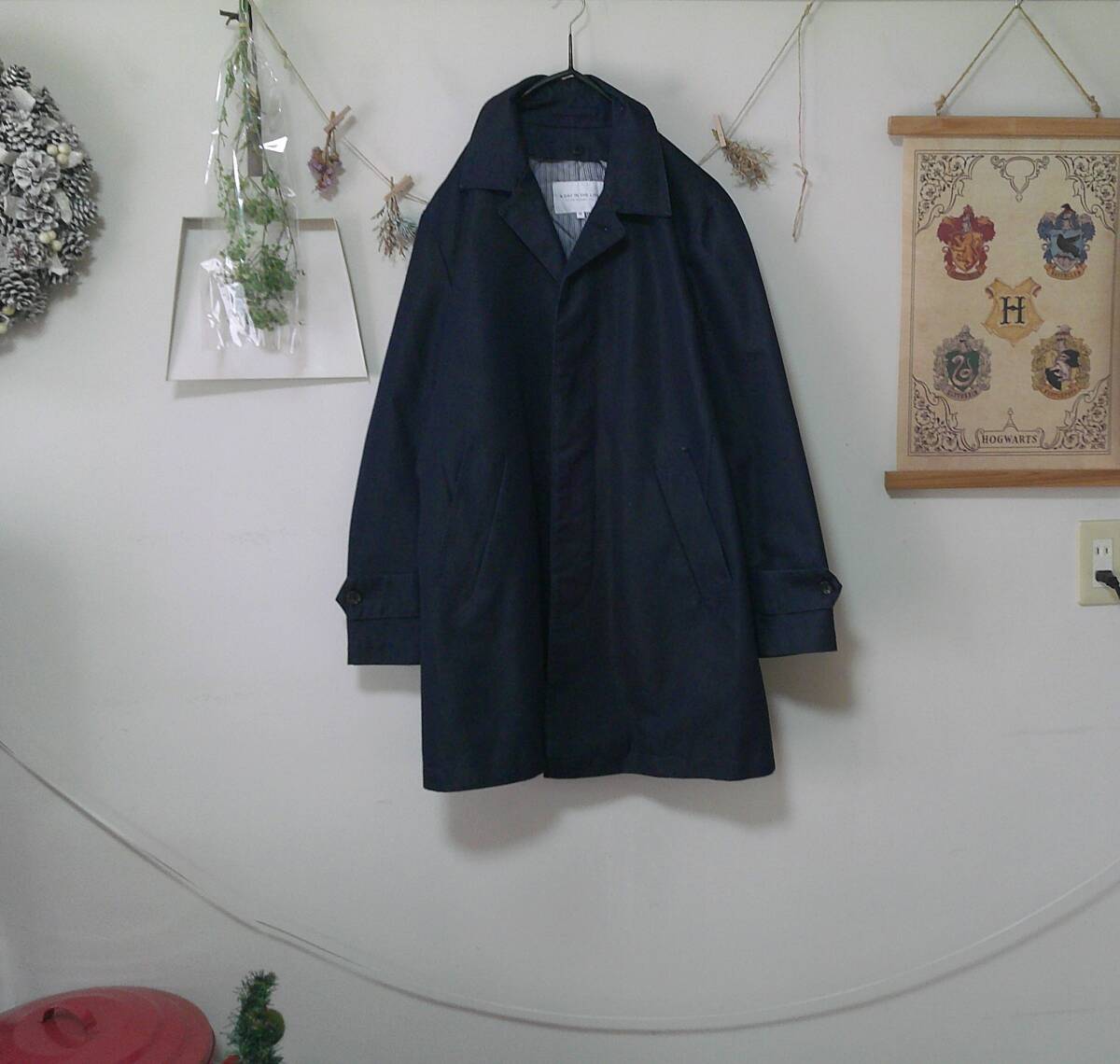 クリーニング済2回着用!A DAY IN THE LIFE/UNITED ARROWSユナイテッドアローズ取外ライナー付デニムコート メンズ_画像1