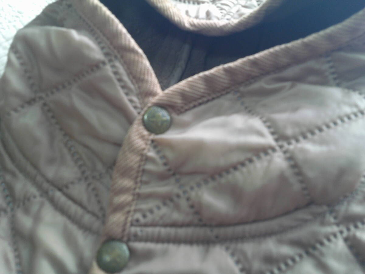 中古 廃盤品!THE SMOCK SHOPスモックショップ 内側フリースあったkキルティングコート_画像4