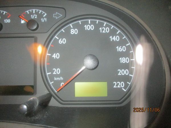 ■フォルクスワーゲン ポロ スピードメーター 中古 6Q0920800A 9N BBY 99025km 部品取あり インストゥルメントパネル タコメーター■_画像4