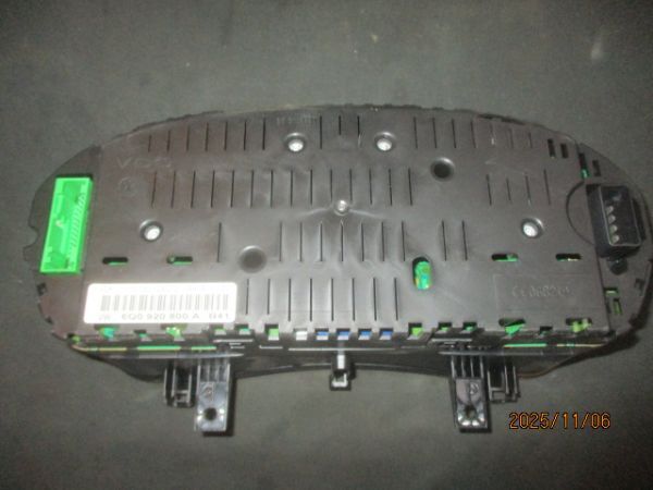 ■フォルクスワーゲン ポロ スピードメーター 中古 6Q0920800A 9N BBY 99025km 部品取あり インストゥルメントパネル タコメーター■_画像6