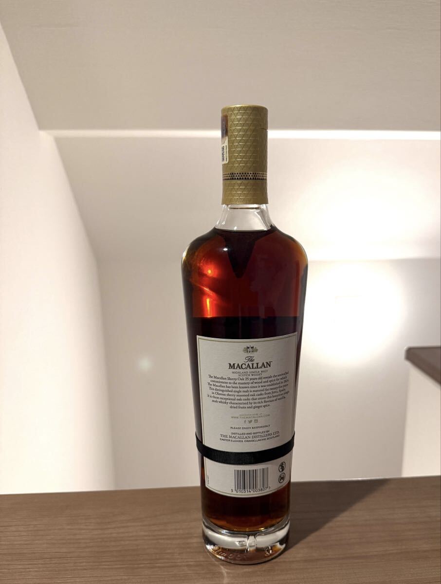 マッカラン25年 the macallan 2020リリース ウイスキー_画像2