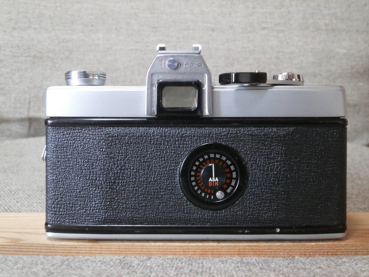 minolta SR-1s AUTO ROKKOR-PF 1:1.8 f=55mm レンズ付き　動作確認済み_画像4