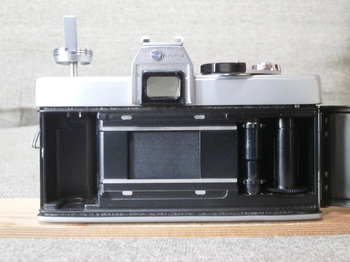 minolta SR-1s AUTO ROKKOR-PF 1:1.8 f=55mm レンズ付き　動作確認済み_画像5