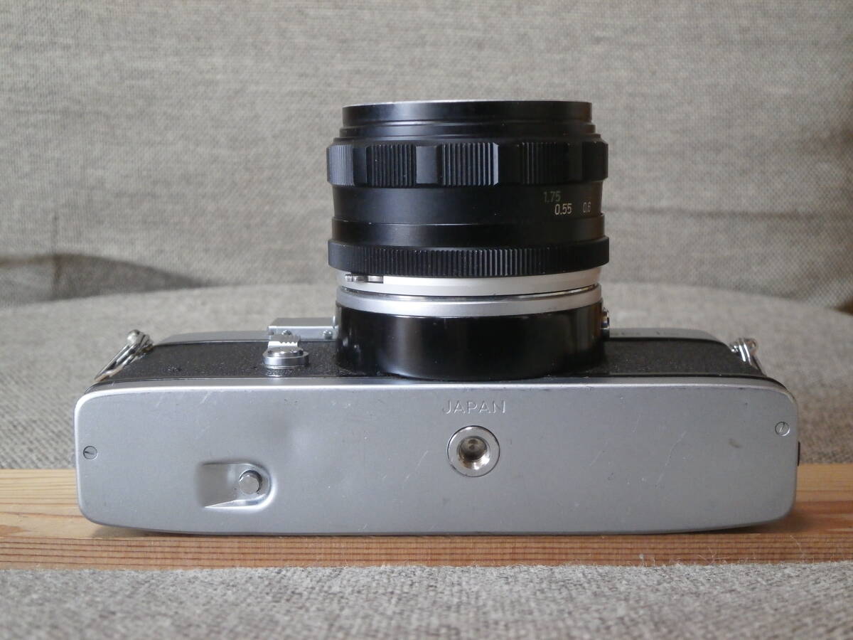 minolta SR-1s AUTO ROKKOR-PF 1:1.8 f=55mm レンズ付き　動作確認済み_画像7