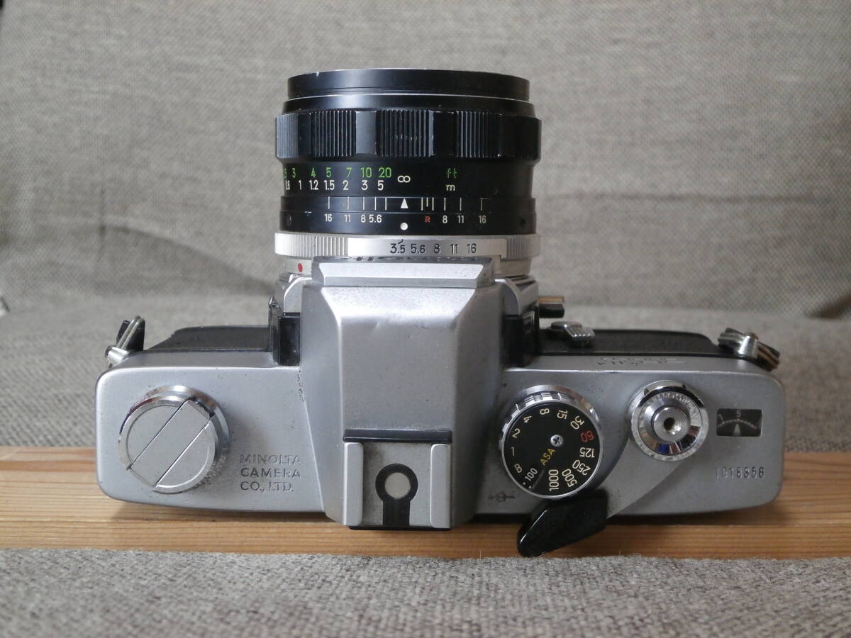 minolta SRT SUPER MC w. ROKKOR-SG 1:3.5 f=28mm レンズ付き　動作確認済み_画像6
