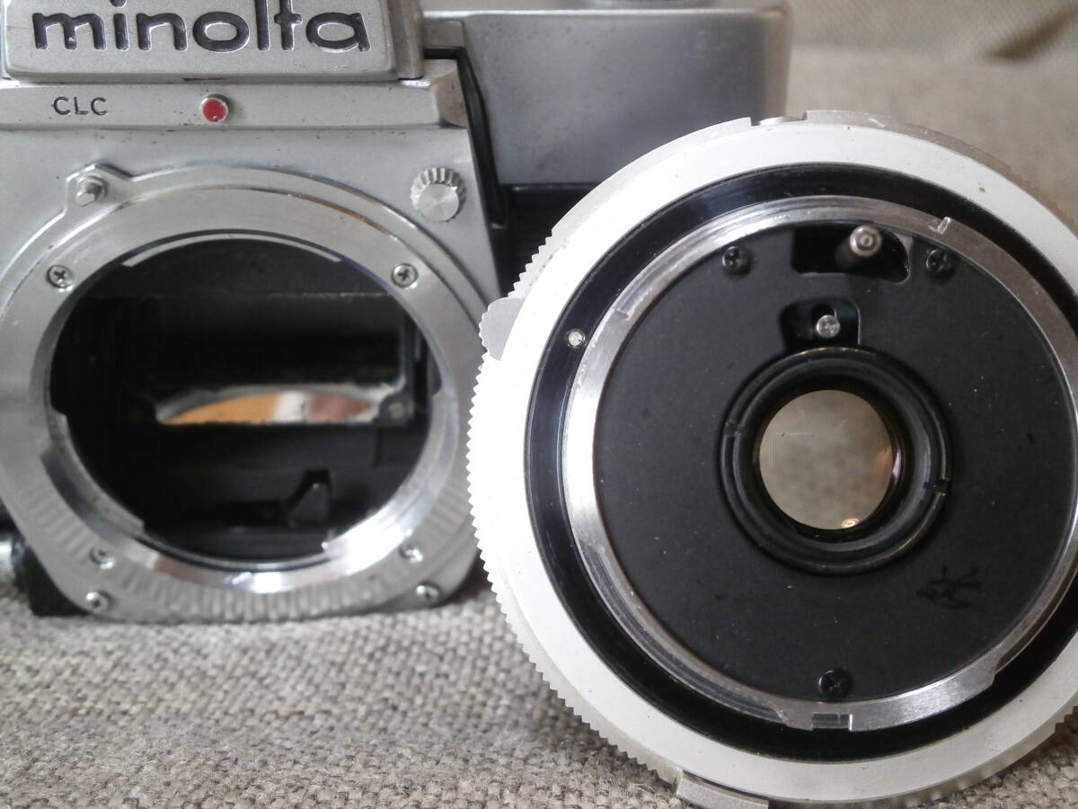minolta SRT SUPER MC w. ROKKOR-SG 1:3.5 f=28mm レンズ付き　動作確認済み_画像8