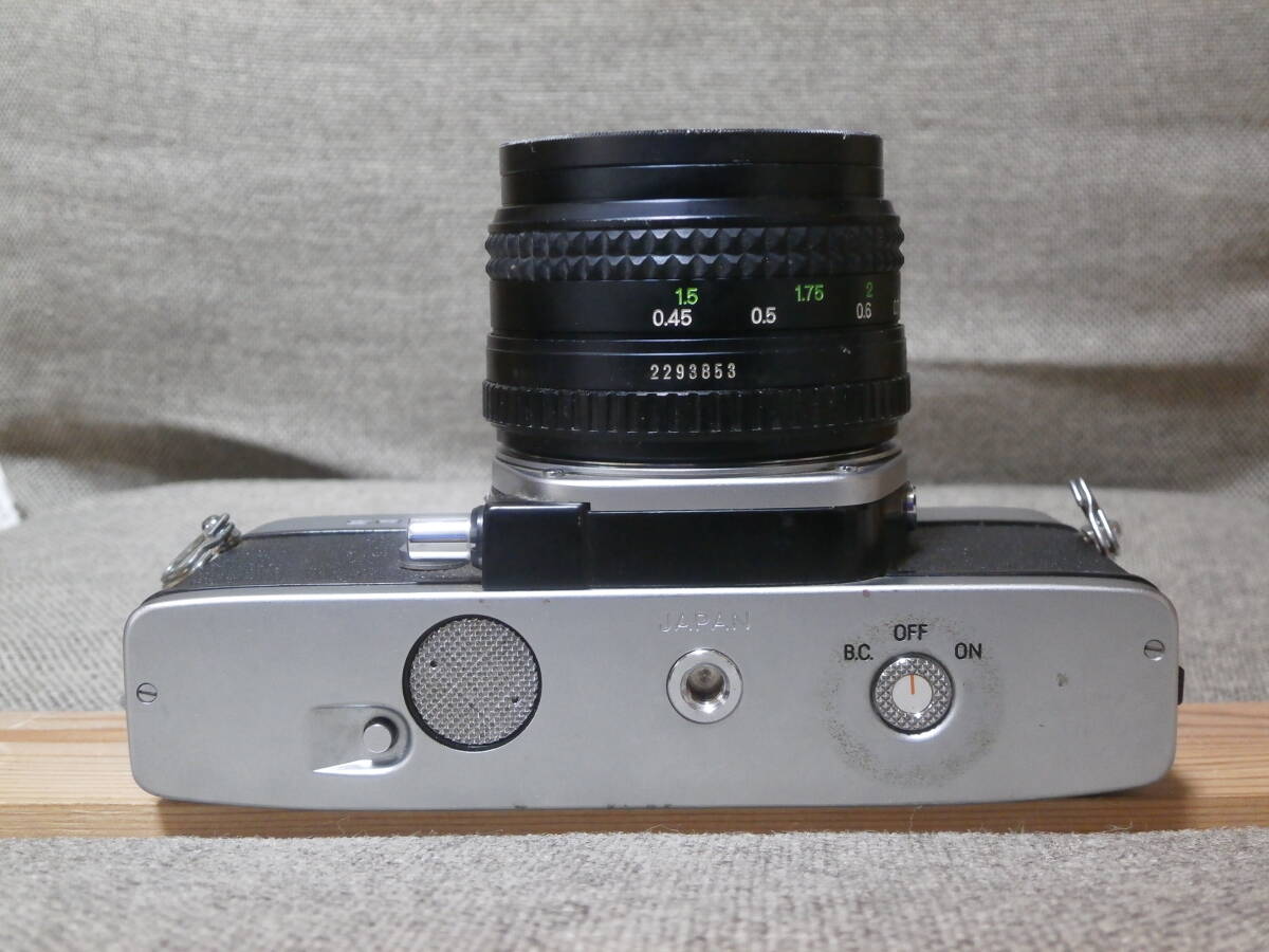 minolta SRT 101 MD ROKKOR 1:1.7 f=50mm レンズ付き　動作確認済み_画像7