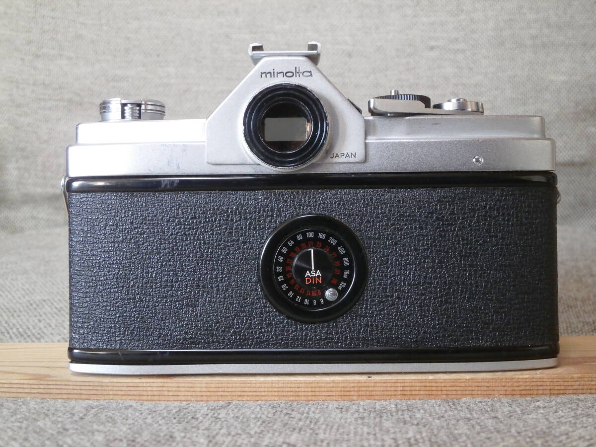 minolta SR-1 AUTO ROKKOR-PF 1:1.8 f=55mm レンズ付き 動作確認済み_画像4