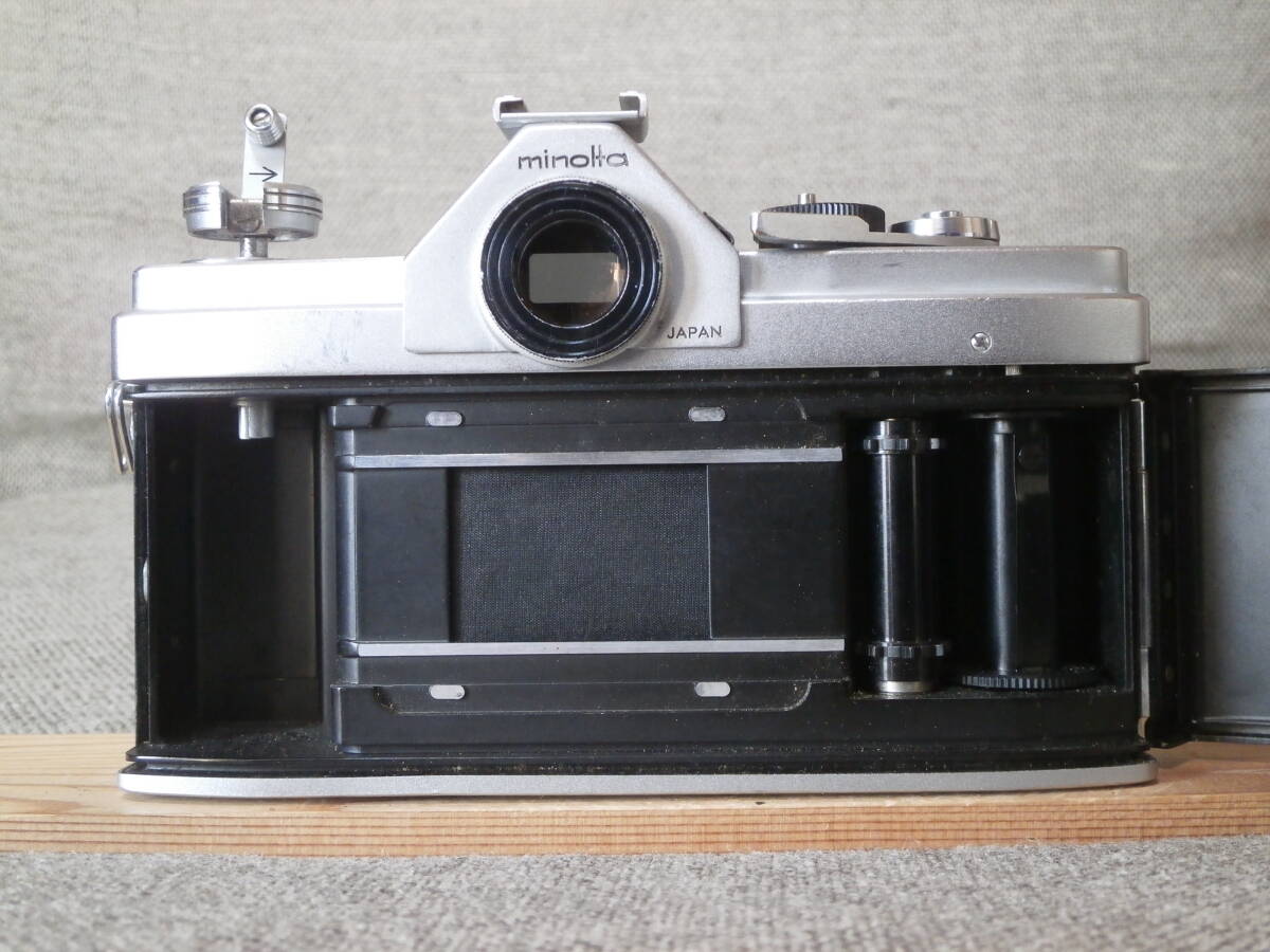 minolta SR-1 AUTO ROKKOR-PF 1:1.8 f=55mm レンズ付き 動作確認済み_画像5