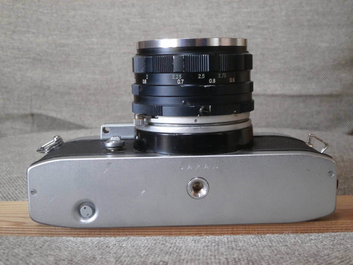 minolta SR-1 AUTO ROKKOR-PF 1:1.8 f=55mm レンズ付き 動作確認済み_画像7